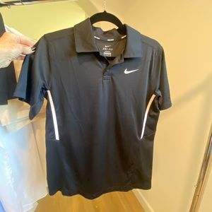Nike, boys, polo shirt. Black. Dry fit. Size extra large